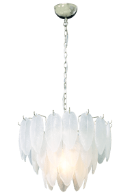 Adriana Ø43 Gematteerd glas hanglamp Van Aneta Lighting - De Adriana plafondlamp straalt stijl en elegantie uit en voegt net dat beetje extra toe aan uw huis.