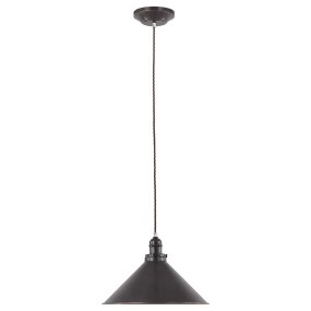 Provence Ø37 Antiek brons hanglamp Van Elstead Lighting - De Provence hanglamp in antiek brons is geïnspireerd op Franse designstijlen uit het midden van de 20e eeuw, waar deze vaak werd gebruikt om tafels te verlichten in keukens, cafés en bistro's.