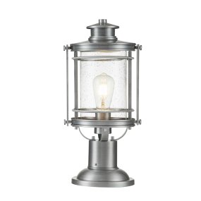 Booker 47cm Aluminium Van Elstead Lighting - Booker &auml;r en stilfull och robust portlykta med en design inspirerad av klassiska marina lanternor.
