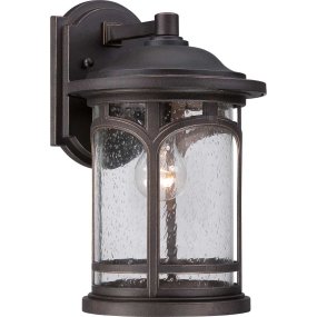 Marblehead Bronzen buitenlamp Van Elstead Lighting - De Marblehead wandlamp in brons heeft een robuust en mannelijk design en is perfect voor buitengebruik.