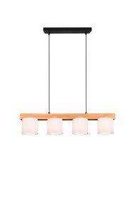 Cameron 75cm Hout hanglamp Van Trio Lighting - 