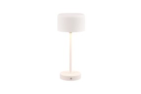 Jeff 30cm Wit Draagbare Van Trio Lighting - Dankzij de oplaadbare batterij en het eenvoudige opladen via de USB-C-poort kunt u hem overal plaatsen, zonder kabels, en creëert u een gezellige lichtsfeer.