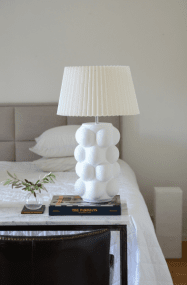Bubbles 47cm Wit lampenvoet Van Hallbergs - Bubbles is een moderne lampenvoet van keramiek.