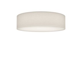 Soft Ø44 Wit linnen plafondlamp Van Belid - Soft is een stijlvolle plafondlamp die een zacht en aangenaam licht in de kamer verspreidt.
