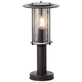 Detroit 40cm Zwart lichtpaaltjes Van Brilliant - Dankzij de neutrale kleur past Detroit in de meeste omgevingen en vormt hij een elegante blikvanger in buitenruimtes.
