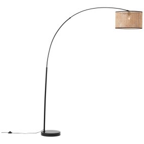 Wiley Natuur vloerlamp Van Brilliant - Wiley is een elegante staande lamp die een stijlvolle aanvulling is op de algemene verlichting van je huis.