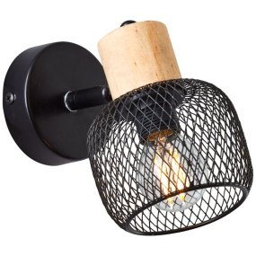 Giada 15cm Zwart wandlamp Van Brilliant - De Giada wandspot is een stijlvolle en flexibele verlichtingsoplossing die zowel aan de wand als aan het plafond kan worden gemonteerd.