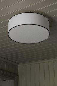 Theo Ø48 Wit/zwart Van Alde & Lind - De zwarte randen geven een klassieke uitstraling en passen in de meeste huizen.