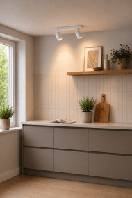 Crux 2 Wit spot Van Nordic Lighting - Plaats hem in de hal, keuken of slaapkamer.