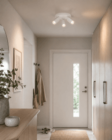 Crux 3 Wit spot Van Nordic Lighting - Plaats hem in de hal, keuken of slaapkamer.