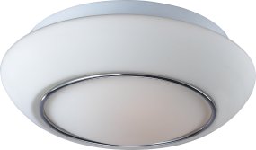 Vättern Ø30 Wit badkamerlamp Van Armaturhantverk - Met zijn chromen details en zachtwitte oppervlak oogt hij elegant en zorgt hij voor aangenaam licht in uw badkamer.