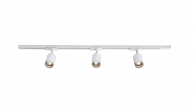Forma 3-set Wit Van Nordic Lighting - De rails kunnen op elke gewenste lengte worden ingekort.