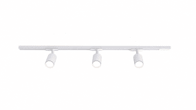 Forma 3-set Wit Van Nordic Lighting - De rails kunnen op elke gewenste lengte worden ingekort.