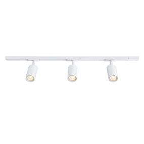 Forma 3-set Wit Van Nordic Lighting - De rails kunnen op elke gewenste lengte worden ingekort.