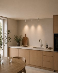 Forma 3-set Wit Van Nordic Lighting - De rails kunnen op elke gewenste lengte worden ingekort.
