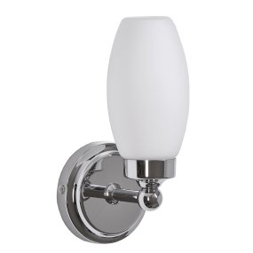 Marstrand 22cm Chroom badkamerlamp Van Armaturhantverk - Met zijn tijdloze design en hoogwaardige materialen is deze lamp een elegante toevoeging aan uw badkamer en tilt het interieur naar een hoger niveau.