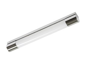 Kalven 80cm Chroom badkamerlamp Van Armaturhantverk - Dankzij het minimalistische design in chroom en wit past het in elke badkameromgeving.