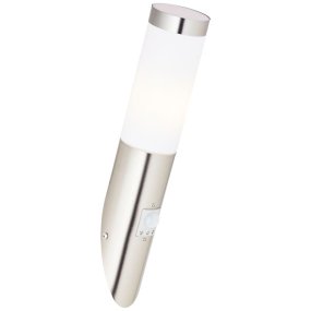 Chorus Staal buitenlamp Van Brilliant - Daarnaast kunt u kiezen of de lamp alleen overdag of 's nachts op beweging reageert.