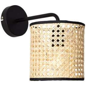 Wiley 30cm Natuur wandlamp Van Brilliant - Hij past zowel in de woonkamer en slaapkamer als in de hal en draagt bij aan een aangename sfeer in huis.