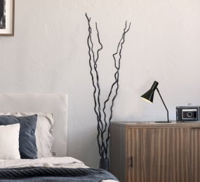 Ceres 46cm Zwart bureaulamp Van Aneta Lighting - De CERES tafellamp heeft een stijlvol en tijdloos design met rechte en strakke vormen.