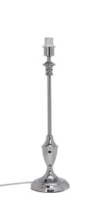 Lampfot 44cm Chroom lampenvoet Van Cottex - Deze elegante metalen lampvoet heeft een stijlvolle chromen afwerking die een moderne en tijdloze uitstraling geeft.