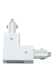 L-Stuk Links Mat wit Van Aneta Lighting - Verbinding met 90&deg; hoek met het Trackline railsysteem van Aneta.