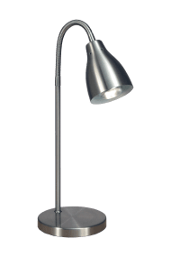 Sarek 45cm Staal bureaulamp Van Aneta Lighting - Sarek is een klassieke bureaulamp met een tijdloos design in staal.