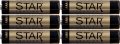 Batterij 6 Stuks AAA 1,5V Power Alkaline Goud Van Star Trading - 