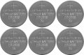 Batterij 6 Stuks CR2032 Zilver Van Star Trading - 