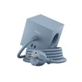 Square 1 with 30W Dual USBC & Magnetic base, 3m Blauw Van Avolt - Stekkerdoos van Avolt met een stijlvol design, voorzien van een lang PVC-snoer, een kubus van gerecycled plastic en een magnetisch plaatje aan de onderkant, zodat u de stekkerdoos gemakkelijk aan de muur kunt hangen.