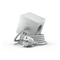 Square 1 with 30W Dual USBC & Magnetic base, 3m Grijs Van Avolt - Stekkerdoos van Avolt met een stijlvol design, voorzien van een lang PVC-snoer, een kubus van gerecycled plastic en een magnetisch plaatje aan de onderkant, zodat u de stekkerdoos gemakkelijk aan de muur kunt hangen.