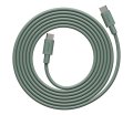 Cable 1 USB C to USB C Charging Cable, 2m Groente Van Avolt - Perfect te combineren met andere producten van Avolt &ndash; Functie en vorm komen samen, waar u ook bent.