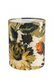 Lampshade Cylinder Sunflower Ø22 Veelkleurig Van Alde & Lind - De Cylinder Sunflower is een handgemaakte, cilindervormige lampenkap van een linnenmix met een decoratief bloemenpatroon.