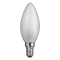 LED E14 Kaarslamp mat 2W 2700K Wit Van Unison - CLASSIC kroonluchter matte E14 lichtbron met een lichtopbrengst van 2W en een warm licht van 2700K zorgt voor een zachte en aangename lichtverdeling.