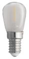 E14 Peerlamp mat 0,8W 2700K Wit Van Unison - CLASSIC op matte E14 lichtbron met een lichtopbrengst van 0,8W en een warm licht van 2700K zorgt voor een zachte en gelijkmatige lichtverdeling.
