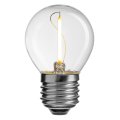 LED E27 bollamp 1W 2700K Transparant Van Unison - 