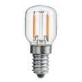E14 Peerlamp 1,2W 2200K Dimbaar Transparant Van Unison - Deze P&auml;ron LED-lamp met een heldere E14-fitting heeft een lichtopbrengst van 1,2W en een kleurtemperatuur van 2200K.