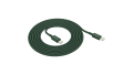 USB-C naar USB-C Donkergroen Van Kord - Deze 1,8 meter lange USB-C-kabel van duurzaam PVC is zorgvuldig op kleur afgestemd en past perfect bij uw Cuboid van Kord.