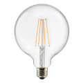 E27 7W 2200K 3-staps dimbaar Transparant Van Unison - De Globe 125mm heldere E27 lichtbron met een lichtopbrengst van 7W en een warm licht van 2200K is perfect voor het cre&euml;ren van een sfeervolle en comfortabele sfeer.