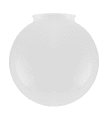 Globe Glass Shade 100/200 Wit Van Karlskrona lampfabrik - Gesloten witte koepels werden voor het eerst gebruikelijk in de jaren twintig.