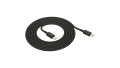 USB-C naar USB-C Zwart Van Kord - Deze 1,8 meter lange USB-C-kabel van duurzaam PVC is zorgvuldig op kleur afgestemd en past perfect bij uw Cuboid van Kord.