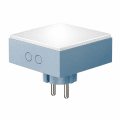 LAMP 1 - EU Blauw Van Avolt - Deze handige kleine lamp kan direct in het stopcontact (230V) worden gestoken en is perfect als nachtlampje of sfeerverlichting in de hal, slaapkamer of andere ruimtes waar u een zacht licht wilt.