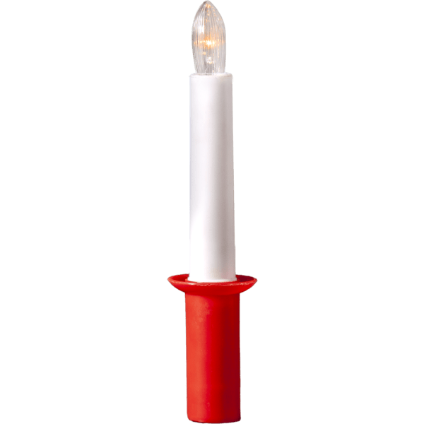 Lucia-kaars ROOD Van Star Trading - Inclusief 1 vervangbare E10-lamp (1,4 V).