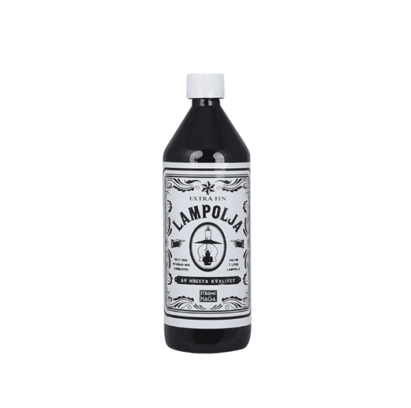 Lamp oil 1L Van Strömshaga - Zuivere, kleurloze lampenolie die zorgt voor een stabiele en fijne vlam.