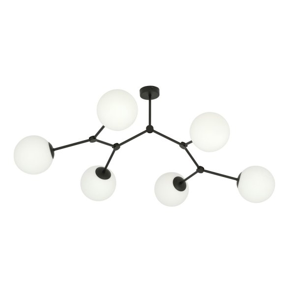 Space 108cm Wit plafondlamp Van Emibig Lighting - Ruimte &ndash; Een plafondlamp die helemaal past bij de stijlvolle trend en indruk maakt door zijn unieke vorm en karakteristieke design.