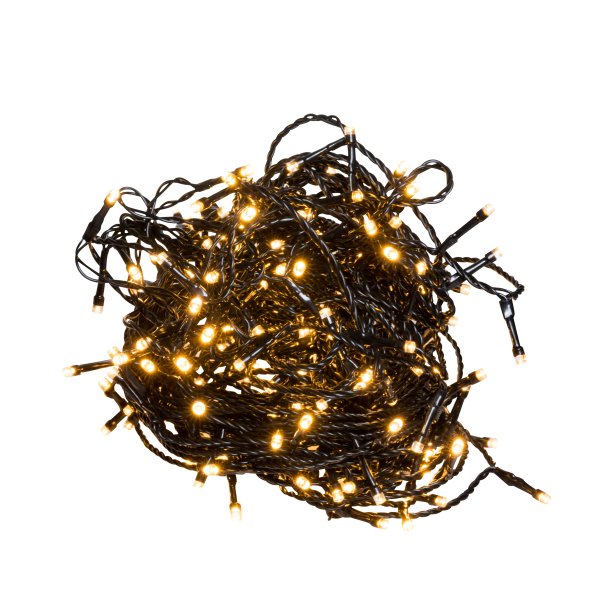 Lichtsnoer LED 8m Zwart Van Pixie Design - Dankzij de ingebouwde 5-staps dimmer en de slimme timerfunctie, die de verlichting automatisch 8 uur aan- en 16 uur uitschakelt, kunt u de verlichting eenvoudig aanpassen aan uw behoeften.
