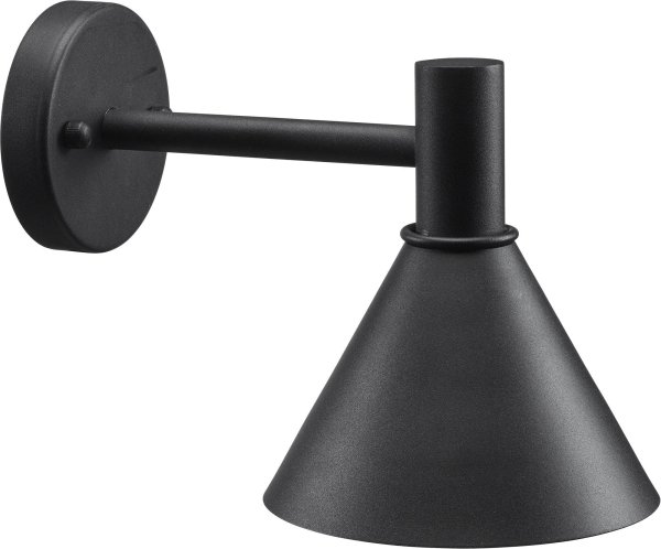 MiniTripp Zwart buitenlamp Van PR Home - Met E27-fitting, geschikt voor gebruik met zowel traditionele gloeilampen als nieuwere LED-lichtbronnen, max.