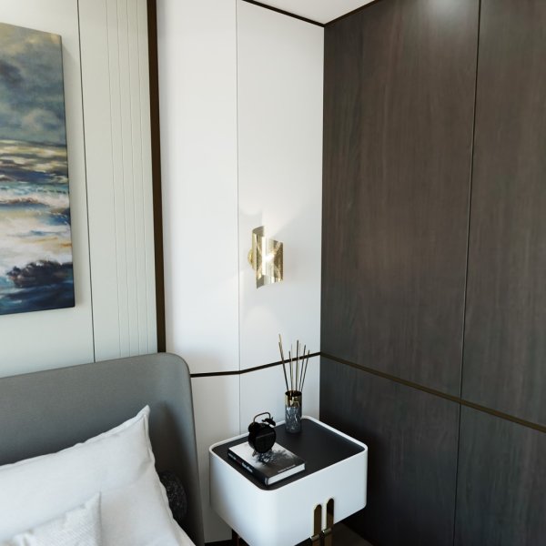 Spiral 30cm Goud wandlamp Van Emibig Lighting - Ideaal voor het verlichten van trappen, gangen en hallen, maar ook als sfeervolle extra verlichting in de woonkamer of slaapkamer.