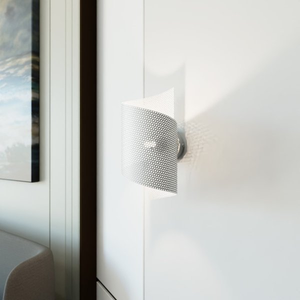 Spiral 30cm Wit wandlamp Van Emibig Lighting - Ideaal voor het verlichten van trappen, gangen en hallen, maar ook als sfeervolle extra verlichting in de woonkamer of slaapkamer.