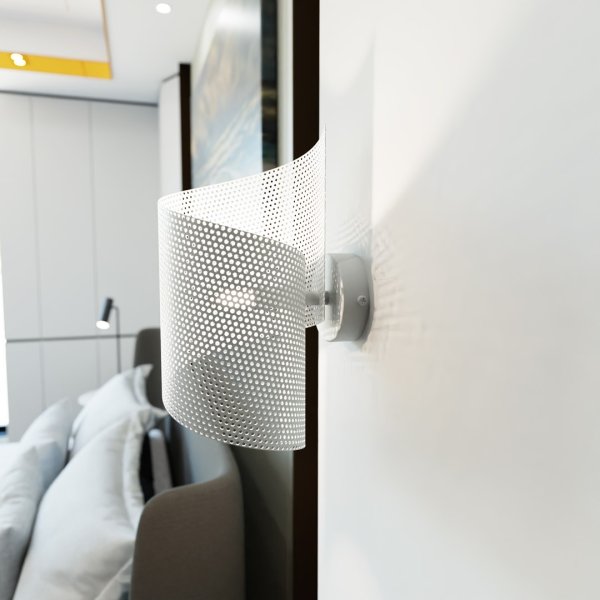 Spiral 30cm Wit wandlamp Van Emibig Lighting - Ideaal voor het verlichten van trappen, gangen en hallen, maar ook als sfeervolle extra verlichting in de woonkamer of slaapkamer.